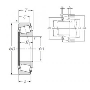 25 mm x 52 mm x 22 mm  NTN 4T-33205 конические роликовые подшипники