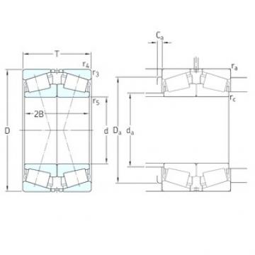 200 mm x 310 mm x 70 mm  SKF 32040X/DF конические роликовые подшипники