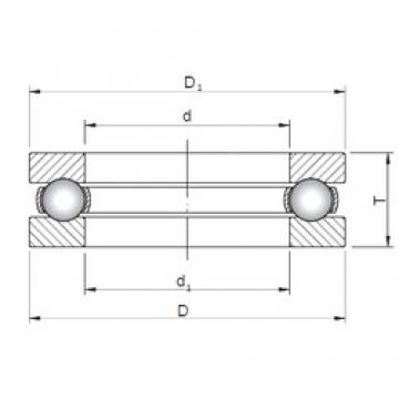 ISO 51312 упорные шарикоподшипники