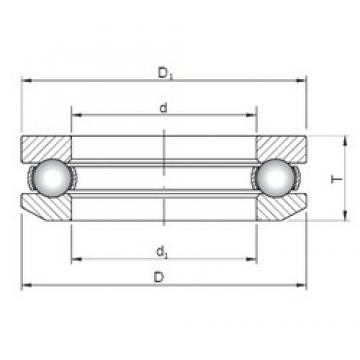 ISO 53416 упорные шарикоподшипники