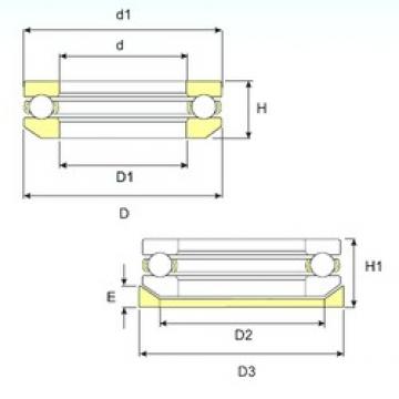 ISB 53210 U 210 упорные шарикоподшипники