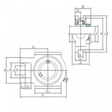 KOYO UCT212-36E подшипниковые узлы