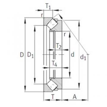 INA 294/710-E1-MB упорные роликоподшипники