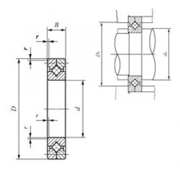 140 mm x 200 mm x 25 mm  IKO CRB 14025 упорные роликоподшипники