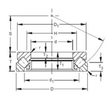 400 mm x 620 mm x 44 mm  Timken 29380 упорные роликоподшипники