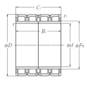 600 mm x 820 mm x 575 mm  NTN E-4R12003 цилиндрические роликоподшипники