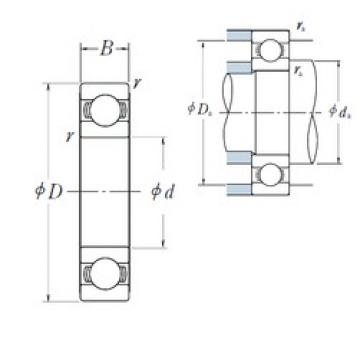 180 mm x 280 mm x 31 mm  NSK 16036 радиальные шарикоподшипники