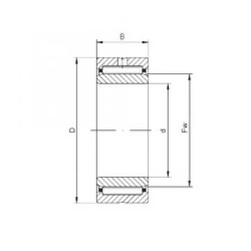 40 mm x 62 mm x 30 mm  ISO NA5908 игольчатые подшипники