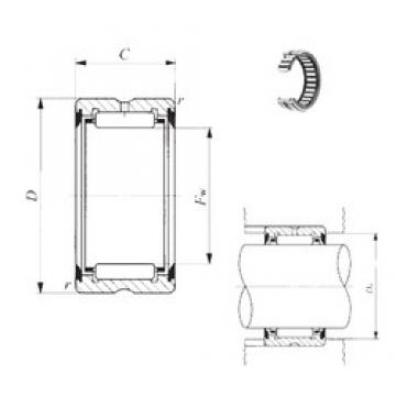 IKO BR 283720 UU игольчатые подшипники