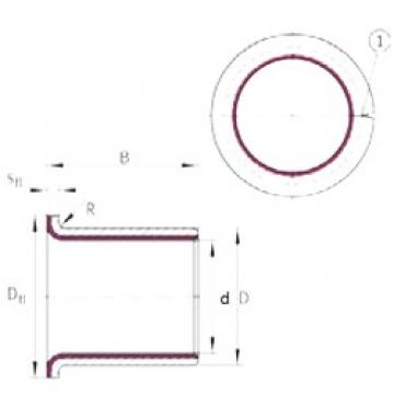 16 mm x 18 mm x 12 mm  INA EGF16120-E40 подшипники скольжения