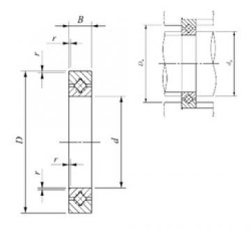 50 mm x 61 mm x 5 mm  IKO CRBT 505 A упорные роликоподшипники