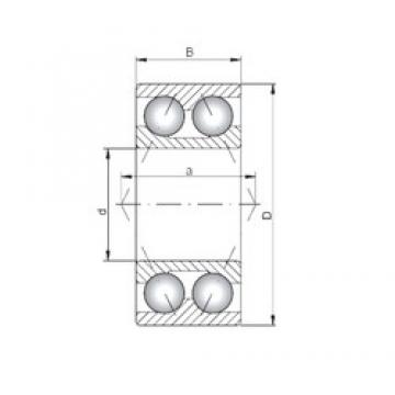 ISO 3212 радиально-упорные шарикоподшипники