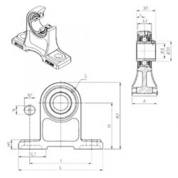 SNR UCPH208 подшипниковые узлы