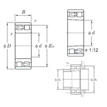 100 mm x 150 mm x 37 mm  KOYO NN3020K цилиндрические роликоподшипники