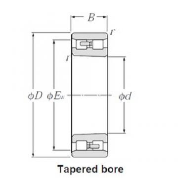 200 mm x 280 mm x 80 mm  NTN NN4940K цилиндрические роликоподшипники