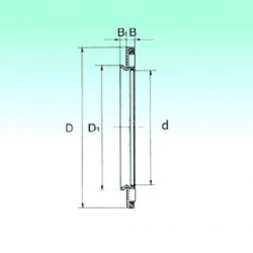 45 mm x 68 mm x 4,2 mm  NBS AXW 45 игольчатые подшипники