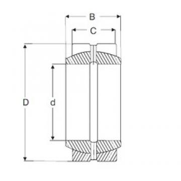 38,1 mm x 61,913 mm x 33,325 mm  SIGMA GEZ 108 ES подшипники скольжения