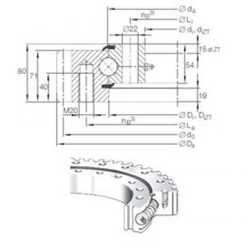 INA VSA 25 1055 N упорные шарикоподшипники