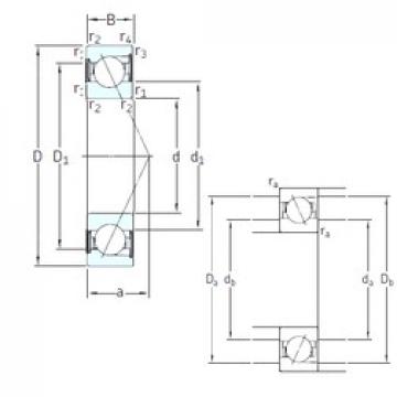 70 mm x 125 mm x 24 mm  SNFA E 270 /S /S 7CE1 радиально-упорные шарикоподшипники