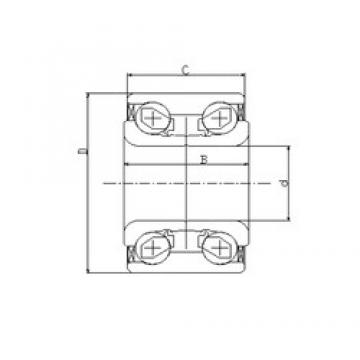 44 mm x 82,5 mm x 37 mm  ILJIN IJ131031 радиально-упорные шарикоподшипники