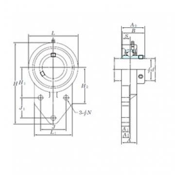 KOYO UCFB207-21 подшипниковые узлы