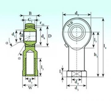 5 mm x 13 mm x 8 mm  ISB TSF 5 подшипники скольжения