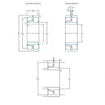 60 mm x 110 mm x 28 mm  SKF E2.22212 сферические роликоподшипники