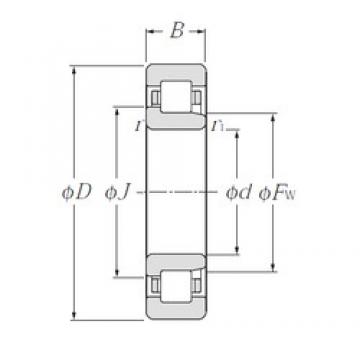 50 mm x 80 mm x 16 mm  NTN NJ1010 цилиндрические роликоподшипники