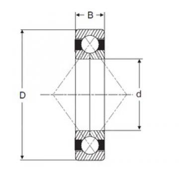 101,6 mm x 215,9 mm x 44,45 mm  SIGMA QJM 4E радиально-упорные шарикоподшипники