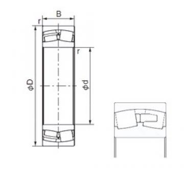 340 mm x 460 mm x 90 mm  NACHI 23968E цилиндрические роликоподшипники