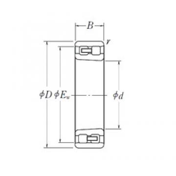 220 mm x 340 mm x 90 mm  NSK NN 3044 K цилиндрические роликоподшипники