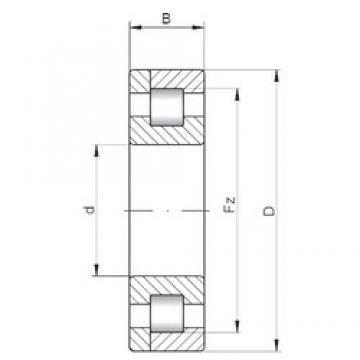 260 mm x 480 mm x 174 mm  ISO NP3252 цилиндрические роликоподшипники