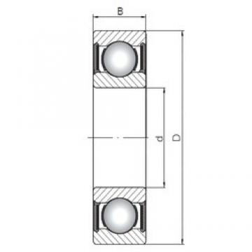 70 mm x 110 mm x 20 mm  ISO 6014-2RS радиальные шарикоподшипники