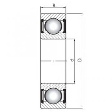 110 mm x 170 mm x 28 mm  ISO 6022 ZZ радиальные шарикоподшипники