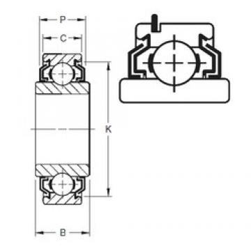 25 mm x 52 mm x 16,75 mm  Timken 205KLLG2 радиальные шарикоподшипники