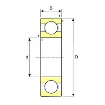 240 mm x 360 mm x 37 mm  ISB 16048 MA радиальные шарикоподшипники