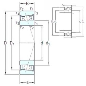 90 mm x 125 mm x 18 mm  SNFA HB90 /S 7CE1 радиально-упорные шарикоподшипники