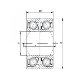 ISO 7007 CDB радиально-упорные шарикоподшипники