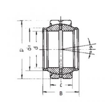 17 mm x 30 mm x 17 mm  FBJ GEEW17ES-2RS подшипники скольжения