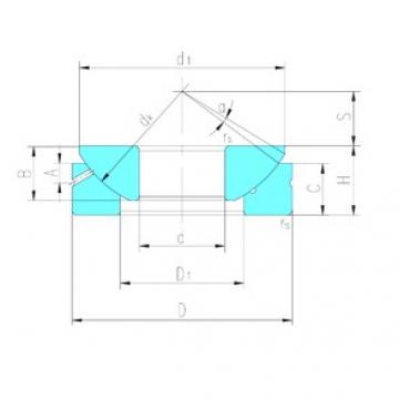 100 mm x 210 mm x 51 mm  LS GX100S подшипники скольжения