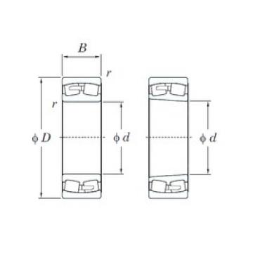 240 mm x 440 mm x 120 mm  KOYO 22248R сферические роликоподшипники