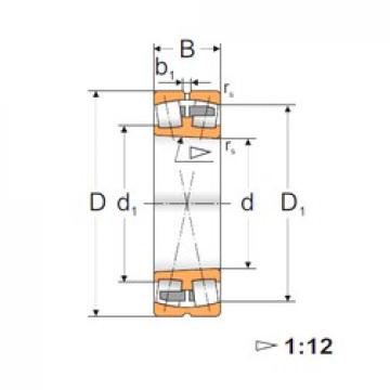 50 mm x 90 mm x 23 mm  FBJ 22210K сферические роликоподшипники