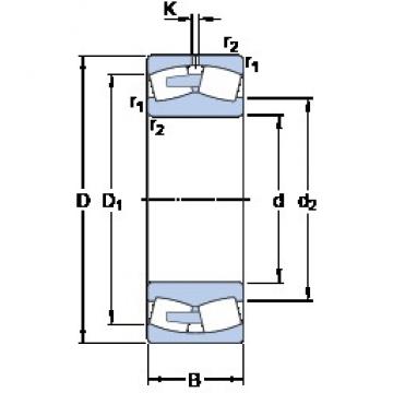 900 mm x 1090 mm x 190 mm  SKF 248/900 CAMA/W20 сферические роликоподшипники