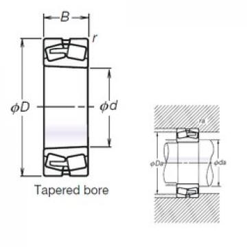 110 mm x 170 mm x 45 mm  NSK TL23022CDKE4 сферические роликоподшипники