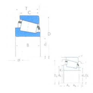 25 mm x 47 mm x 15 mm  Timken XAA32005X/YAA32005X конические роликовые подшипники