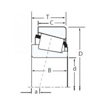 79,975 mm x 152,4 mm x 40 mm  Timken HM218238/HM218215 конические роликовые подшипники