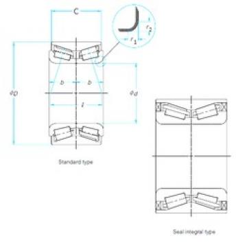 30 mm x 61 mm x 38 mm  SNR FC40118 конические роликовые подшипники