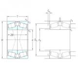 200 mm x 310 mm x 70 mm  SKF 32040X/DF конические роликовые подшипники