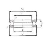 FBJ 0-11 упорные шарикоподшипники