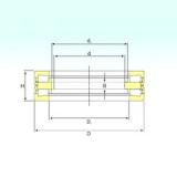 530 mm x 710 mm x 57 mm  ISB 351475 C упорные роликоподшипники